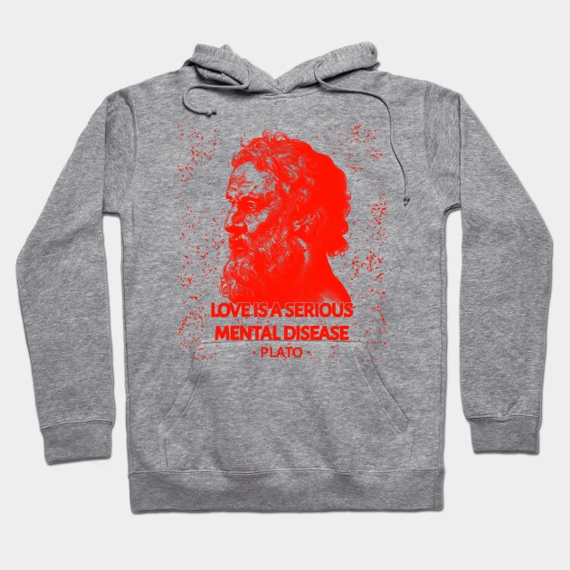 Plato Quotes Red Hoodie by radeckari25